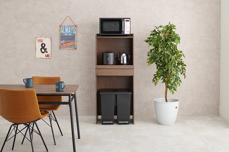 2段スリムキッチンラック