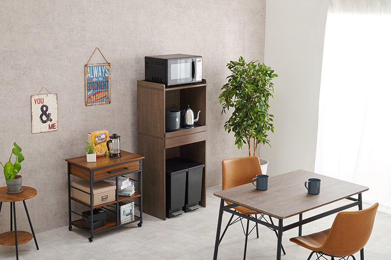 2段スリムキッチンラック