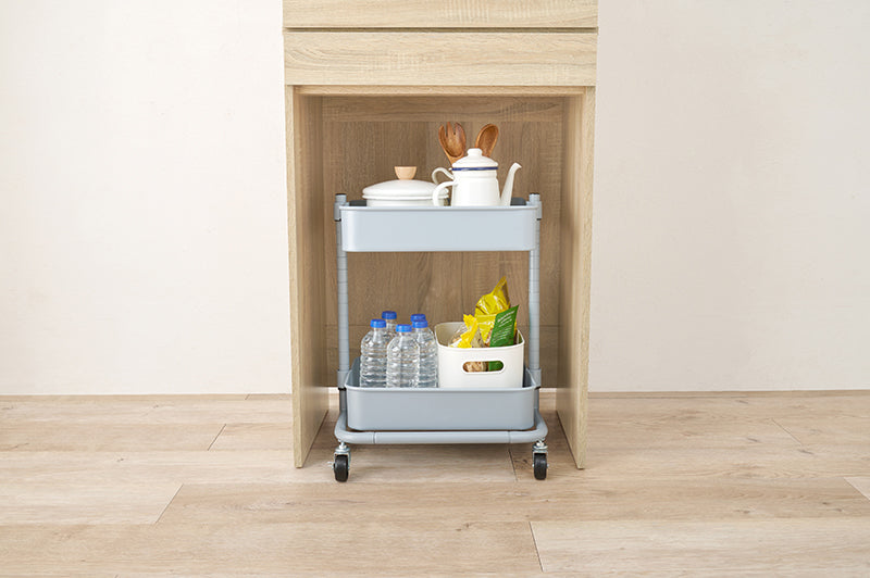 3段スリムキッチンラック