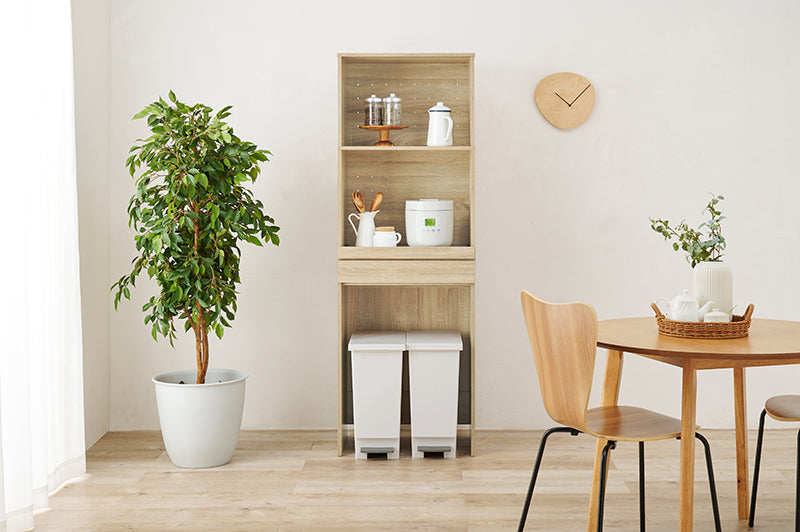 3段スリムキッチンラック