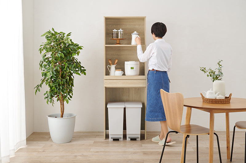 3段スリムキッチンラック