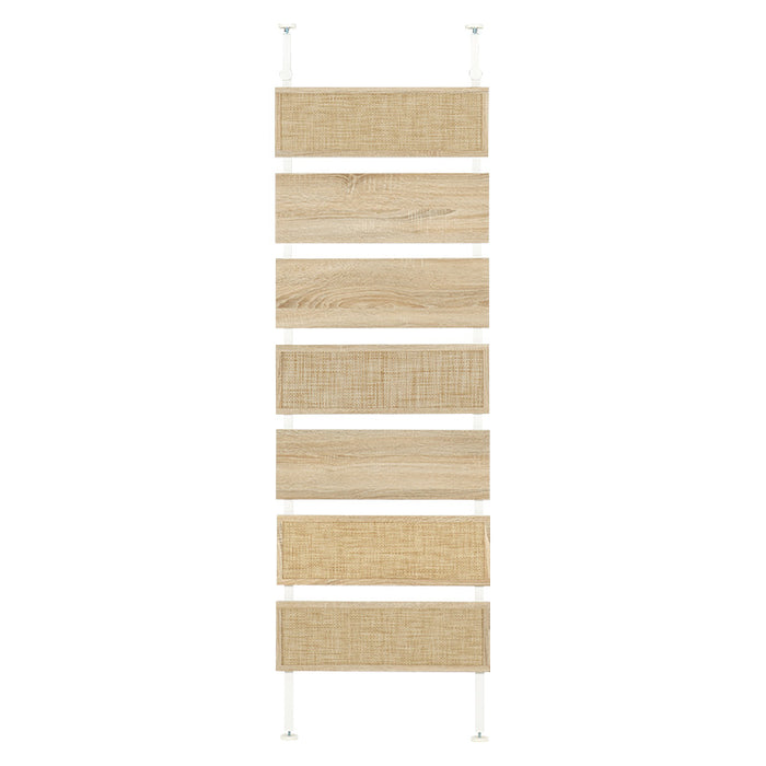 ※予約注文のみ受付中　ラタン調ウォールラックM