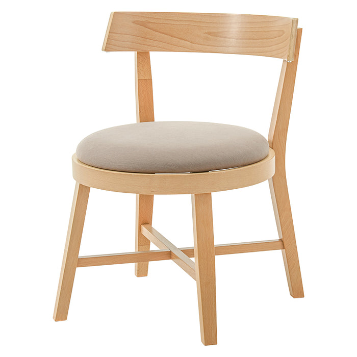 ナチュラルダイニングチェア2脚セット