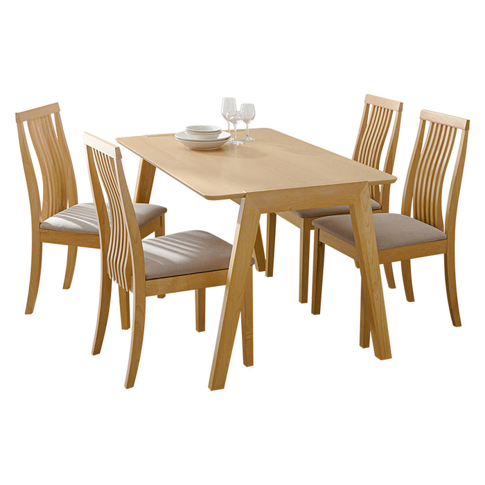 ナチュラルダイニング5点セット