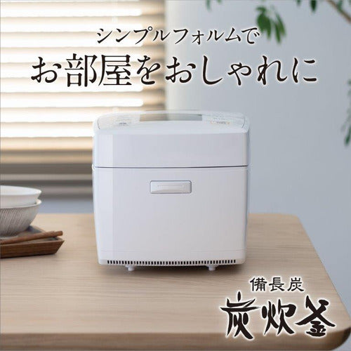 三菱電機 三菱IHジャー炊飯器 炭炊釜5.5合 NJVE10F‐W — nmo