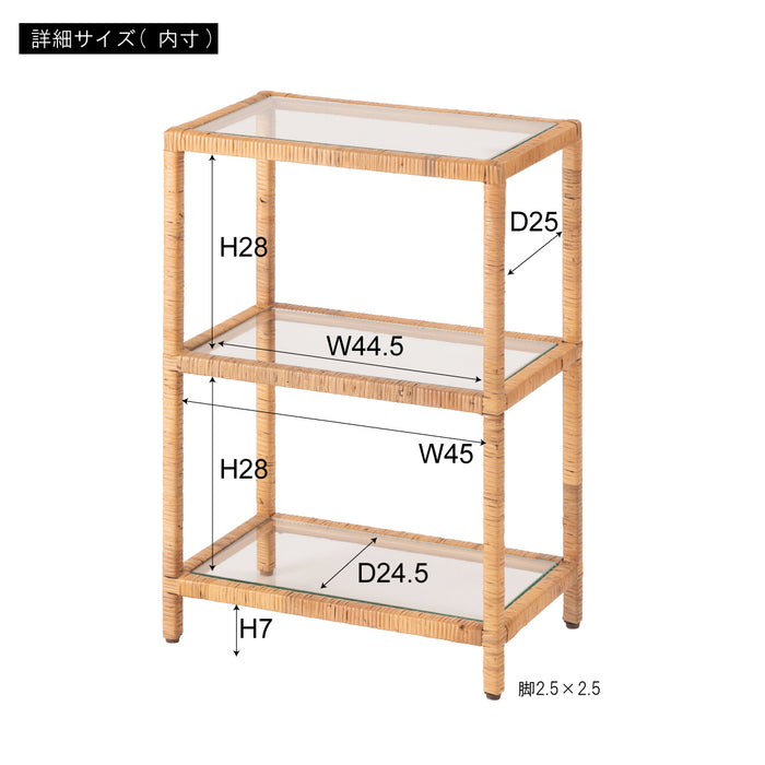ガラスシェルフM