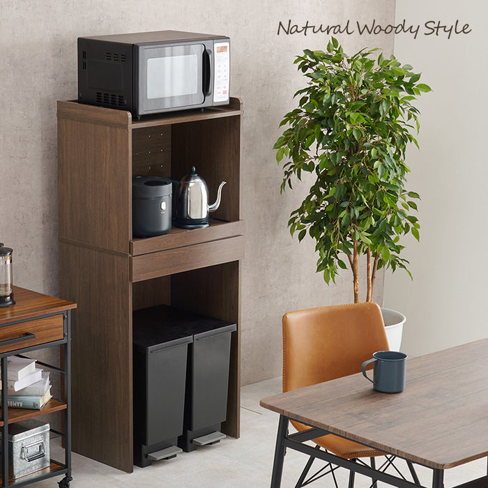 2段スリムキッチンラック