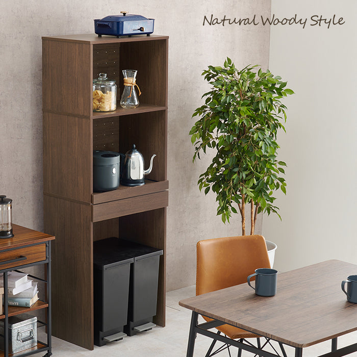 3段スリムキッチンラック