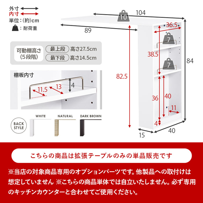 オプションテーブル